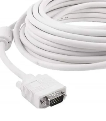 VGA- Cable -Male-- to Male -OD- 8MM 10m – High-Quality 15-Pin Display- Cable- for- PC, Monitor -& Projector-