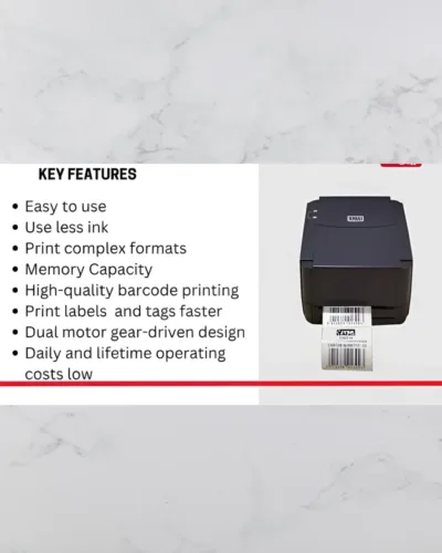 TSC- TTP- 244- PRO -DUAL -FUNCTIONAL -THERMAL- AND- THERMAL- TRANSFER -BARCODE- LABEL- -PRINTER-
