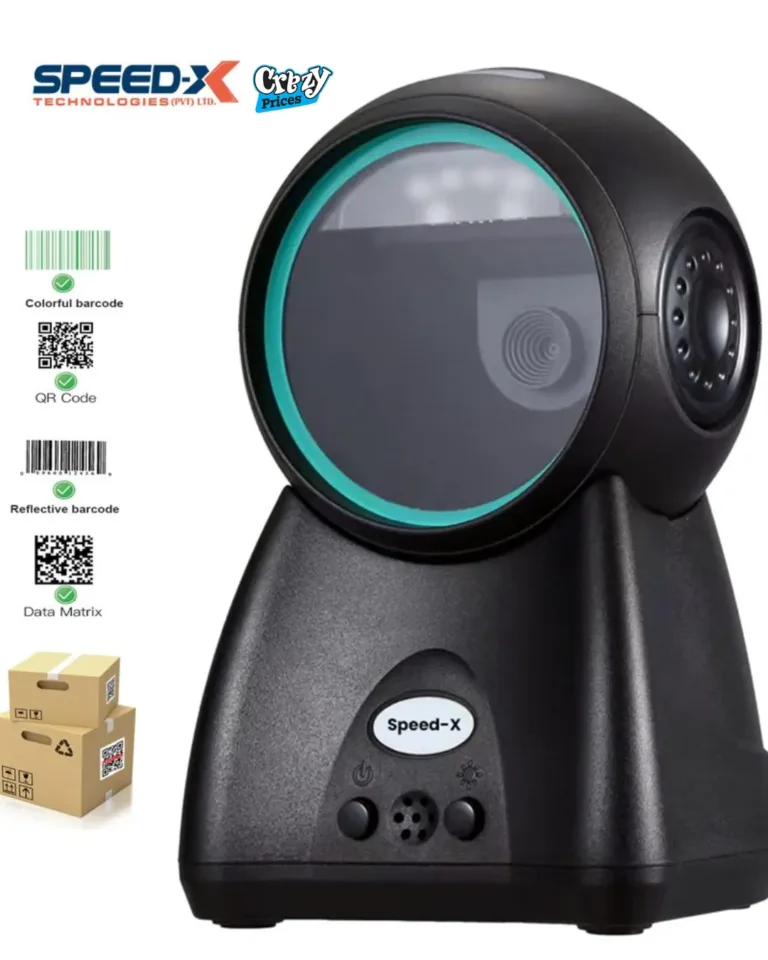 SPEED-X- HOI-9250 2D Desktop- Barcode- Image -Scanner – Fast, Accurate- & Durable -(USB, CMOS Sensor, IP54 Rated