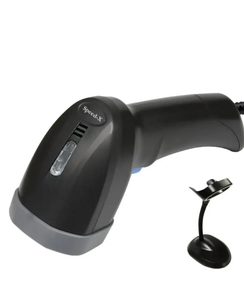 SPEED-X- 60-D- 2D-- Wirless- 2.4Ghz- barcode- scanner- With -Stand-