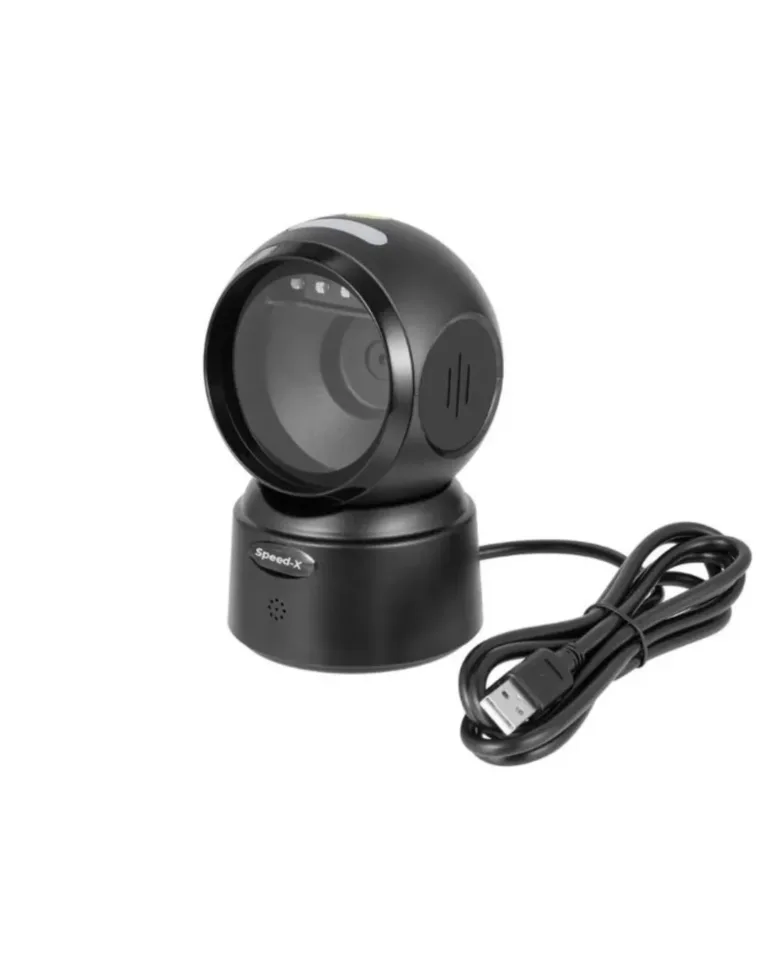 SPEEDX- SP-9260 2D CMOS -Wired Desktop Barcode Scanner – High-Speed- USB Barcode- Reader for Retail- &- POS- Systems