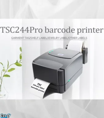 TSC- TTP- 244- PRO- DUAL- FUNCTIONAL -THERMAL- AND -THERMA-L TRANSFER BARCODE -LABEL PRINTER-
