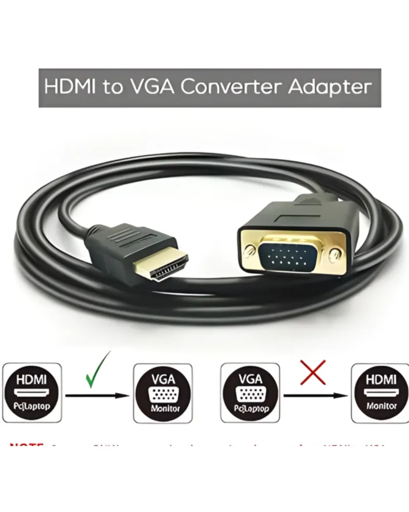HDMI- to- VGA- Cable -1.8-M