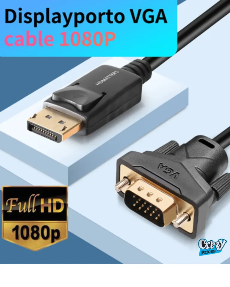 D- Port- to- VGA- Cable 1.8-M