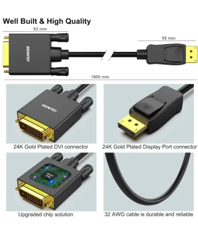 Display-Port- to- DVI-Converter-