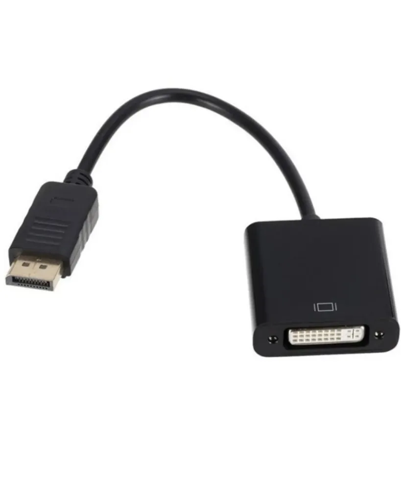 Display-Port- to -DVI Converter- Adapter