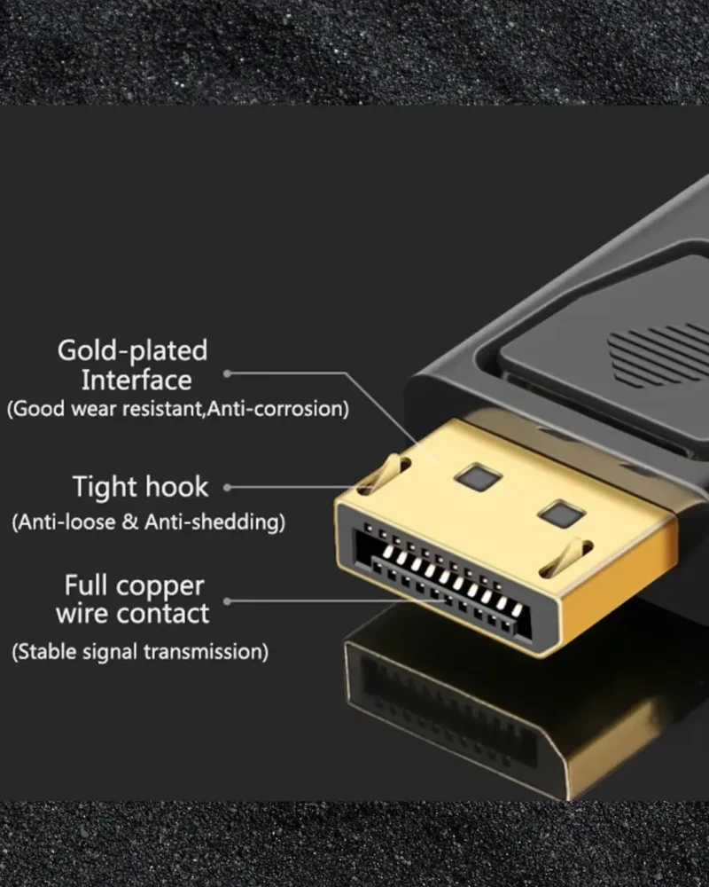 D- Port -to- DV-I Male -Cable- 1.8-M