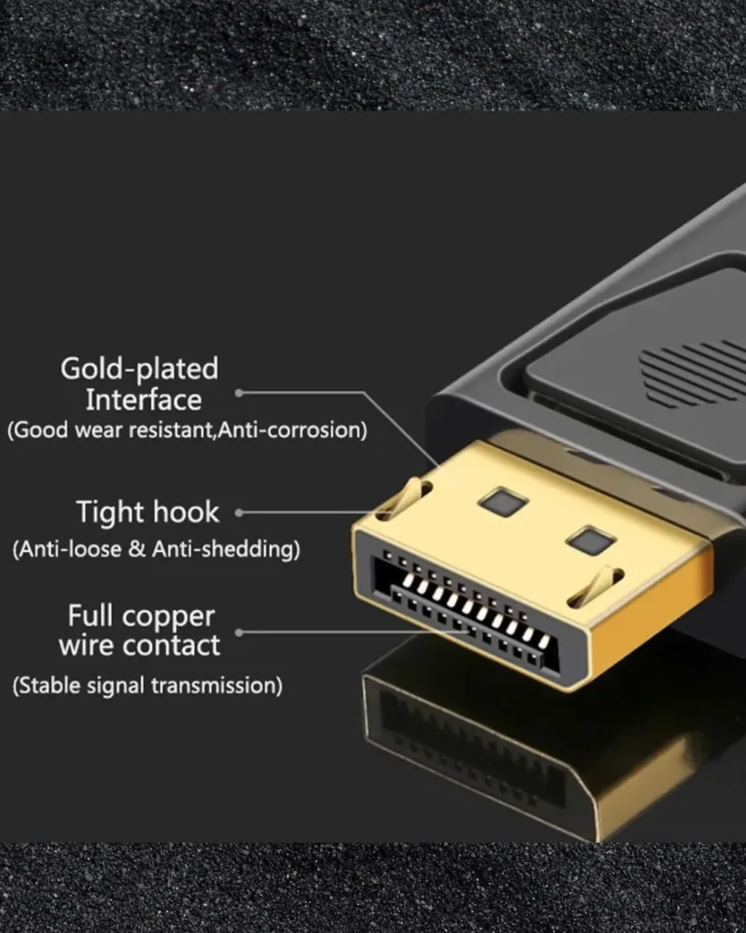 D- Port -to- DV-I Male -Cable- 1.8-M