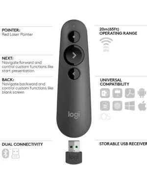 Logitech -R500- Laser -Presentation -