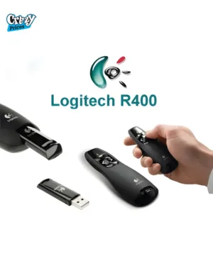 Logitech- Wireless- Presenter- R-400- Red- Laser- Pointer