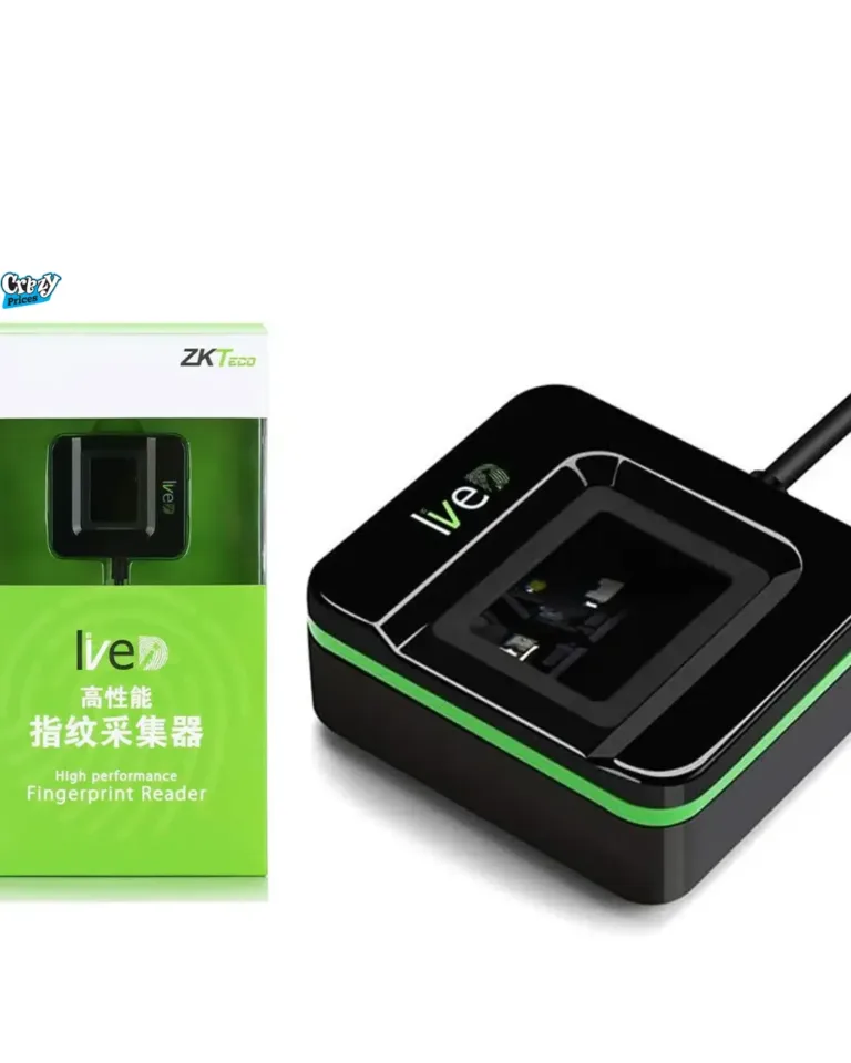 ZKT LIVE20R- High-Performance- Fingerprint Reader – 500 DPI- Optical- Sensor, USB -Interface | Supports -Android-, iOS, Windows-, Linux