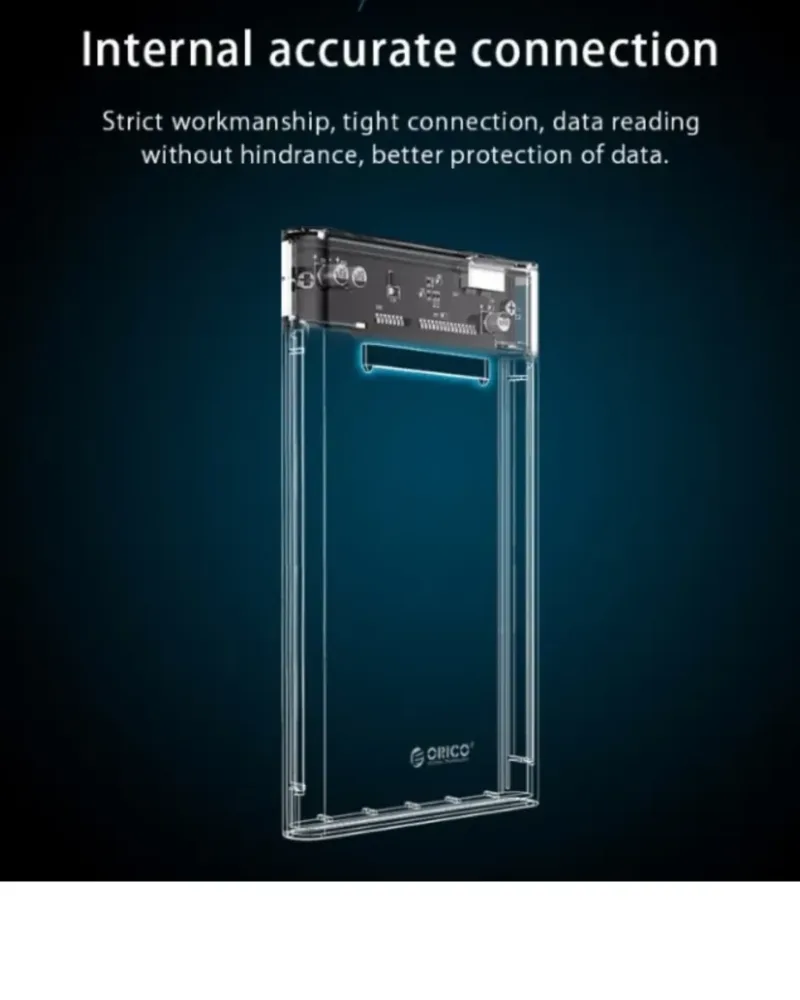 ORICO- HDD- Case -Crystal