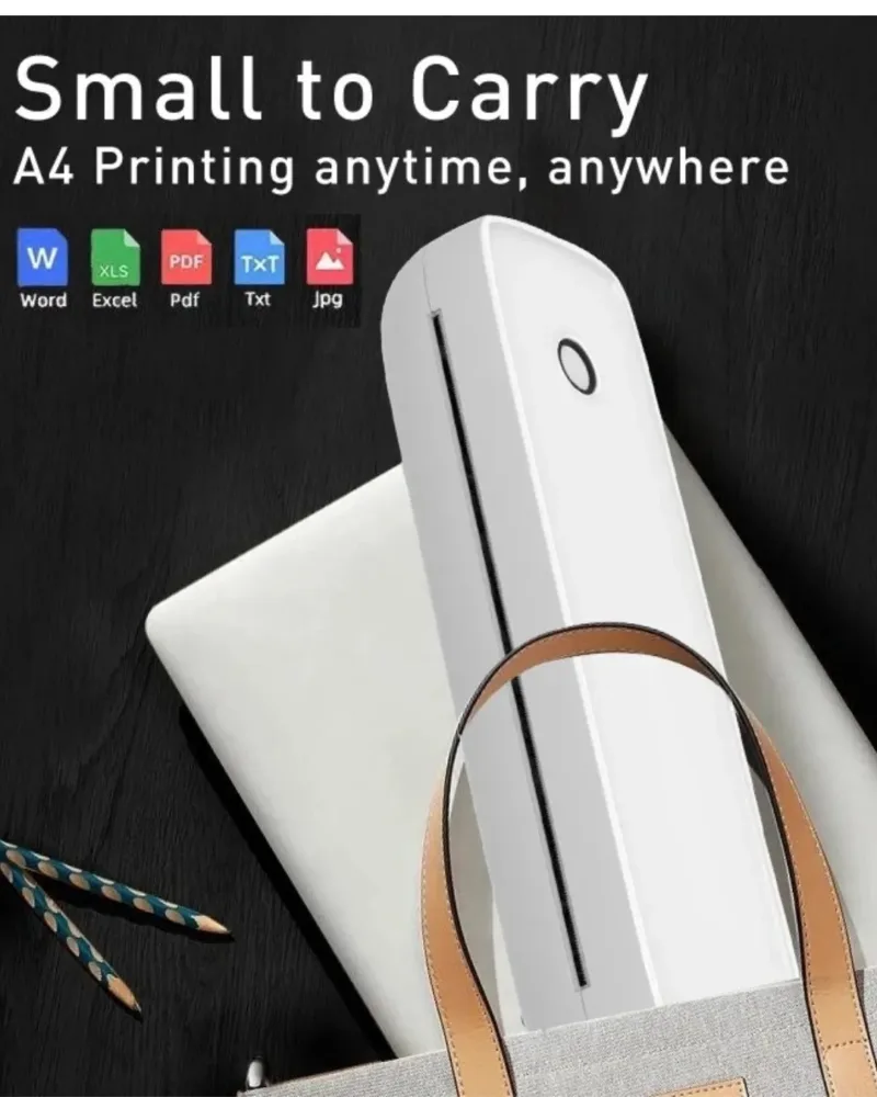 -SPEED-X SP-A42 (BT + WiFi) -A4 -Portable -Inkless- Thermal- Printer 10mm/s – Smart, -Wireless -&- Compact Printing- Solution