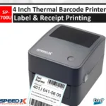 Speed-x SP-700U- 4 -Inch -Thermal -Receipt And Label Printer With Usb -Interfac,-152mm/s Printing -Speed- Black Colour