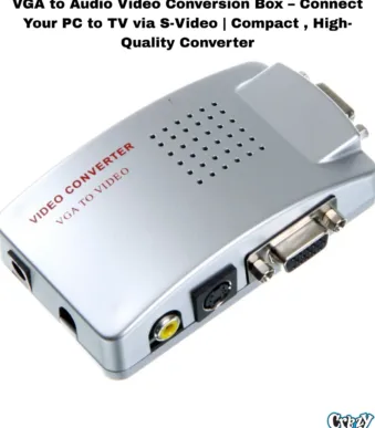 VGA -to- Audio- Video Conversion- Box