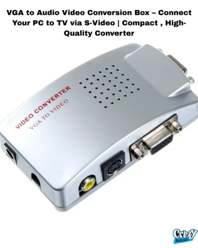 VGA -to- Audio- Video Conversion- Box