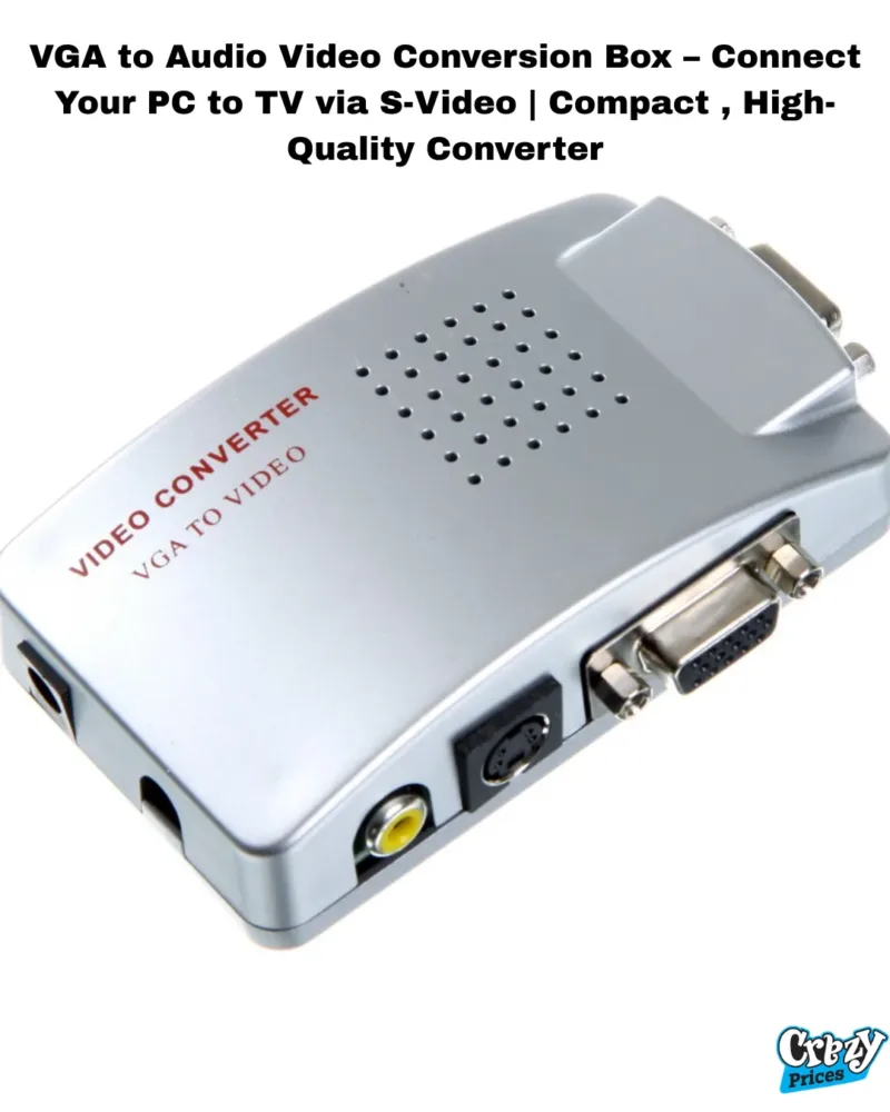 VGA -to- Audio- Video Conversion- Box