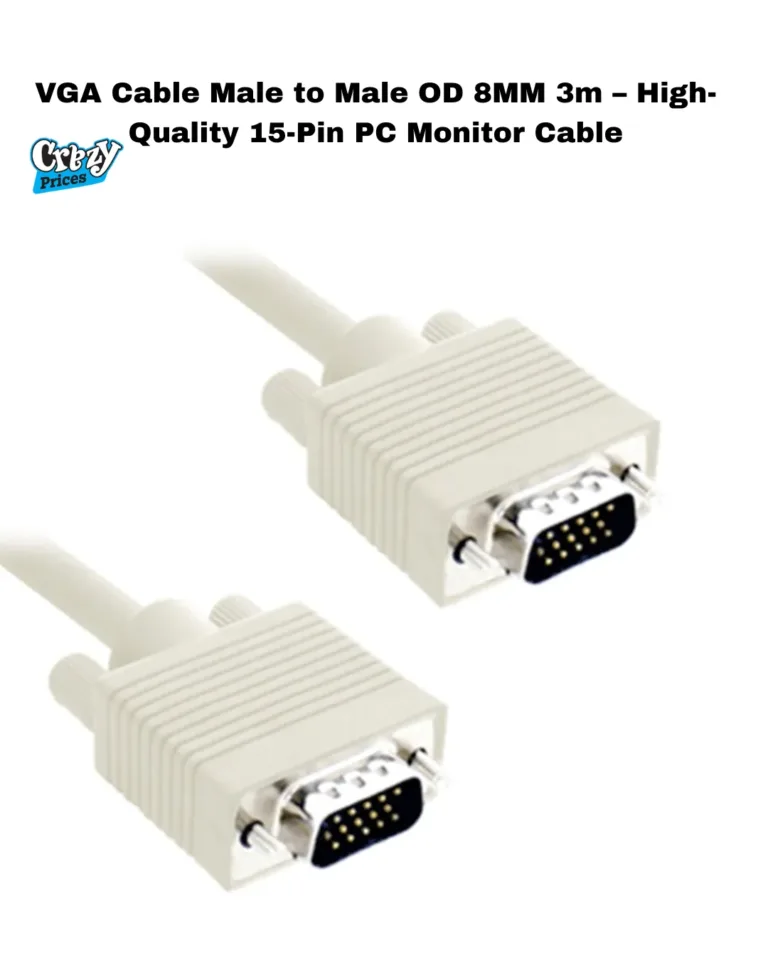 vga- cable -male -to -male OD- 8MM- 3m