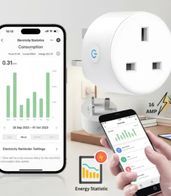 WiFi Portable Smart Plug with Mobile App (Alexa & Google Assistant Compatible)